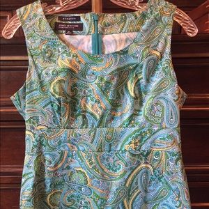 Jones New York Paisley Stretch Dress